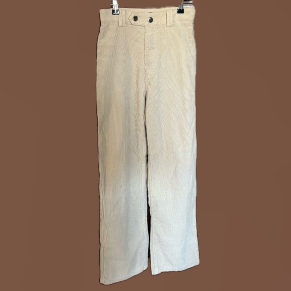Princess Polly Uptown Corduroy Pants Beige Size 2 - Picture 4 of 6
